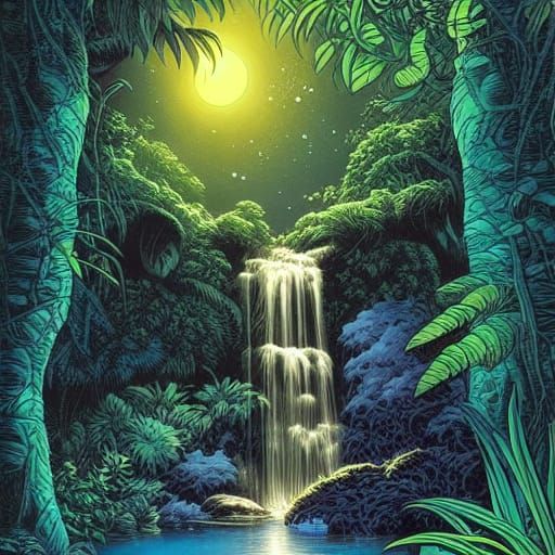 Moonlit Lagoon