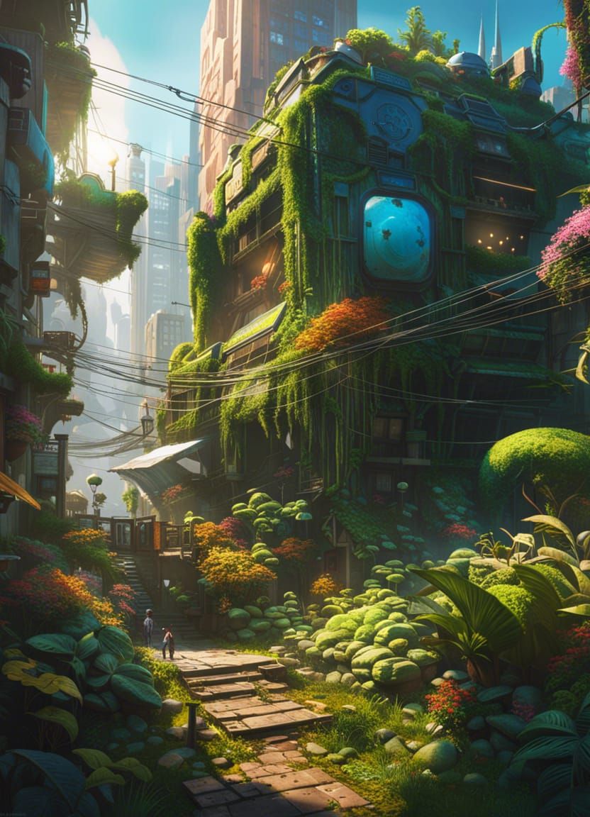 Overgrown with Nature  by @Seivitae