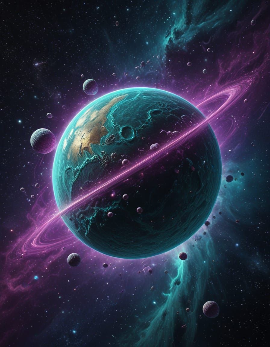 A planet sized intergalactic globule of other-dimensional mucus hurled from the knows of an unimaginable being. Aimed at earth from across t...