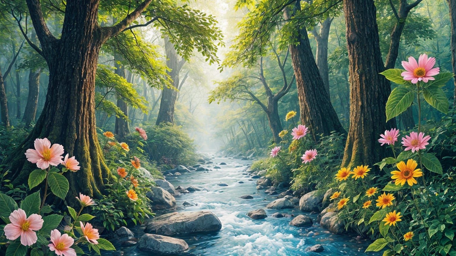 Beautiful majestic colorful nature  by @Doge Radio