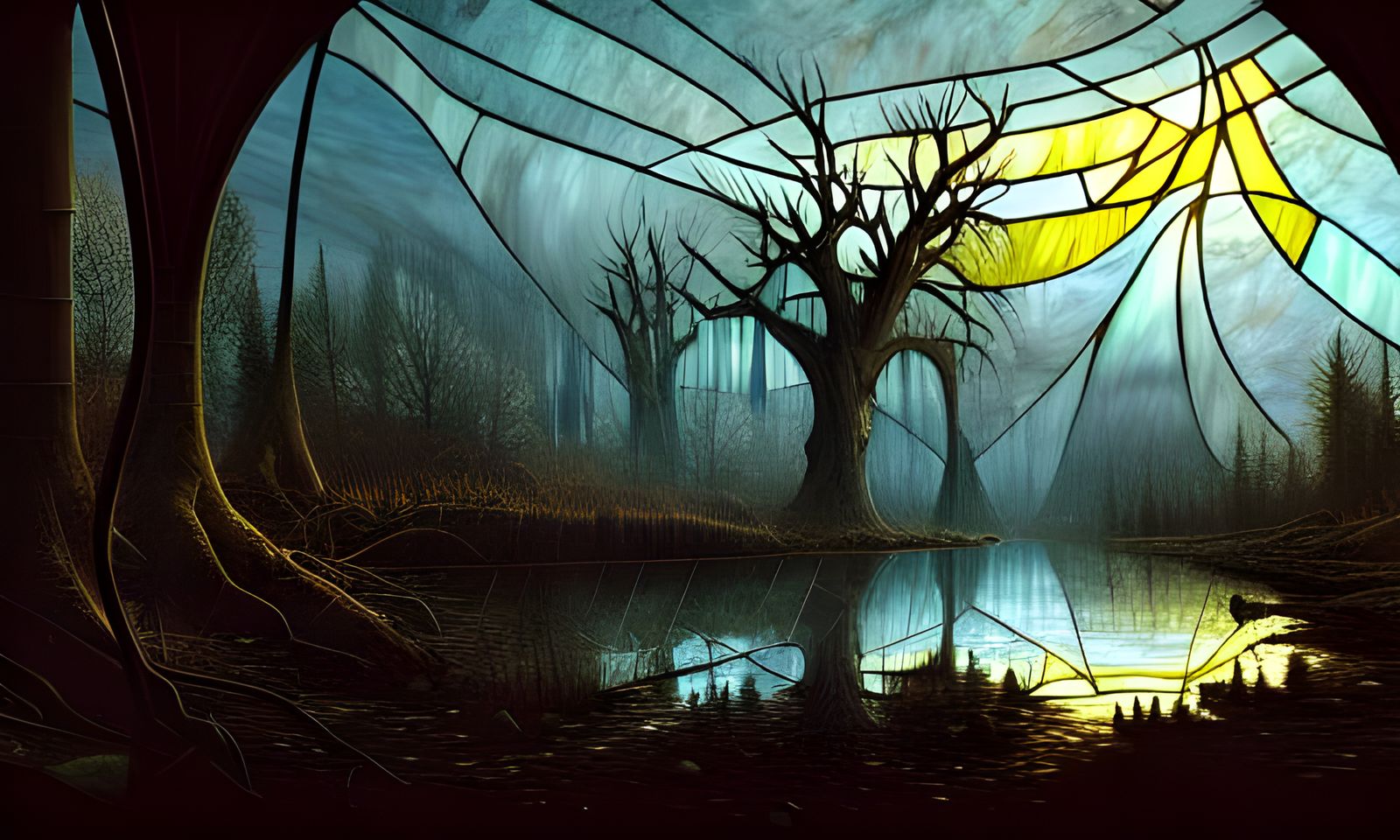 Stained Landscape