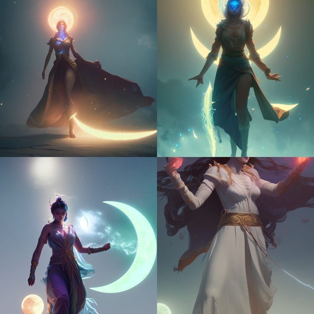 moon catcher AI Generated Artwork NightCafe Creator