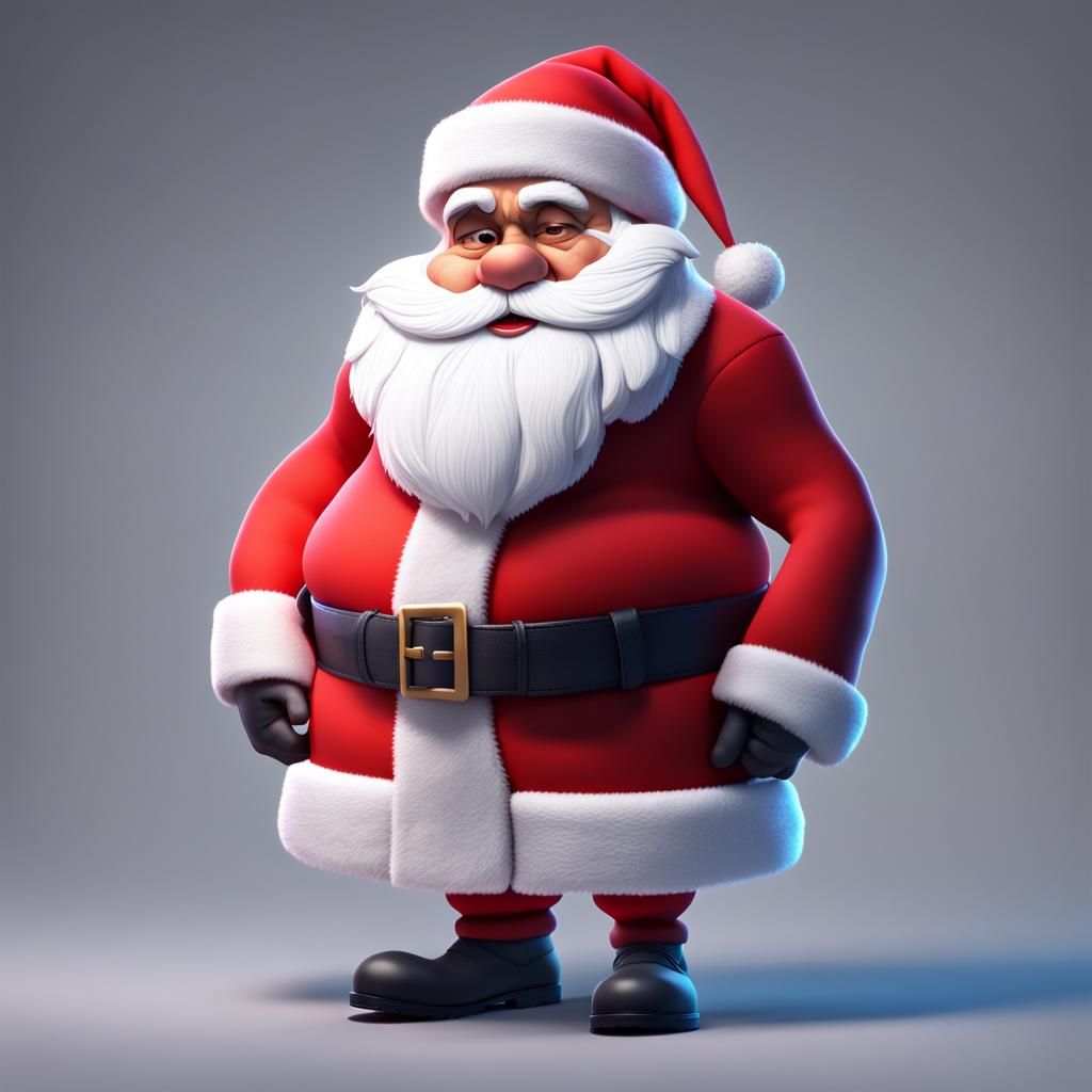 Santa Claus as a gangster