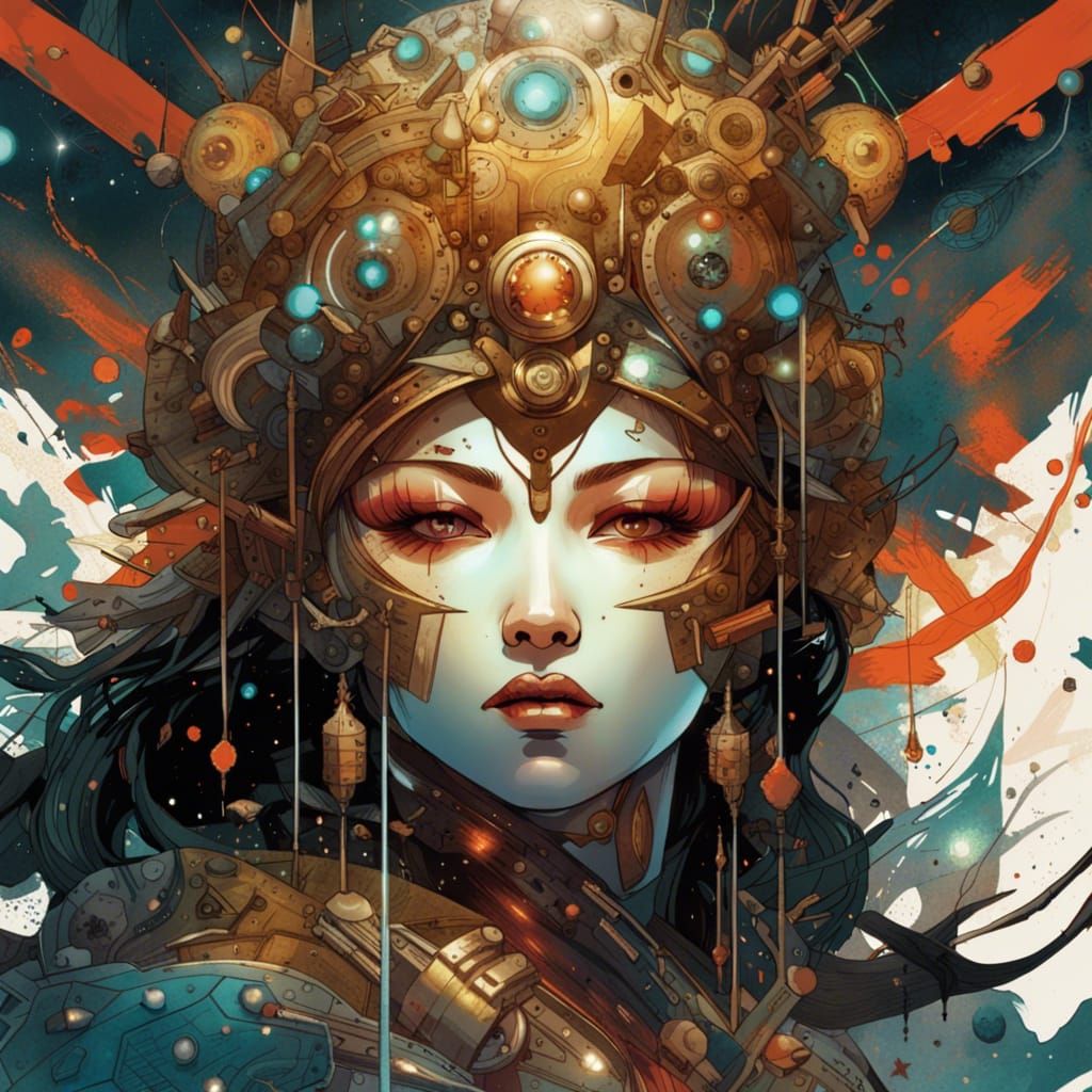 Warrior Goddess - AI Generated Artwork - NightCafe Creator