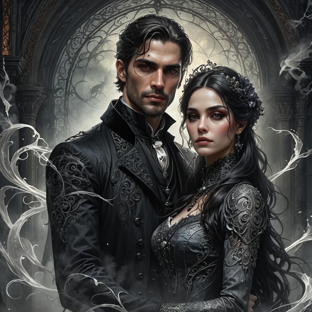 Stunningly Handsome Gothic Man and Exquisitely Beautiful Gothic Woman
I can't decide if you're wearing me out, or wearing me well
I just fee...