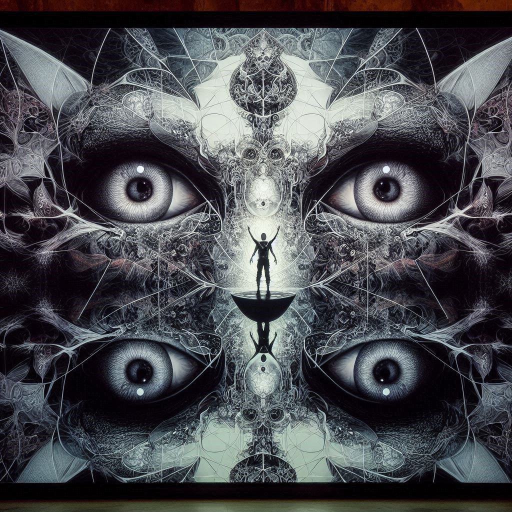 the screen reflects nothing