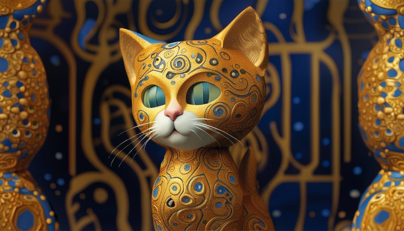 Hint of Gustav Klimt AI Generated Artwork NightCafe Creator