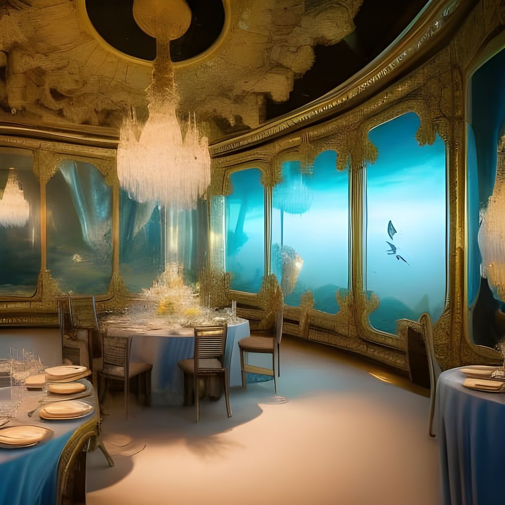 Underwater Room of Mirrors restaurant
