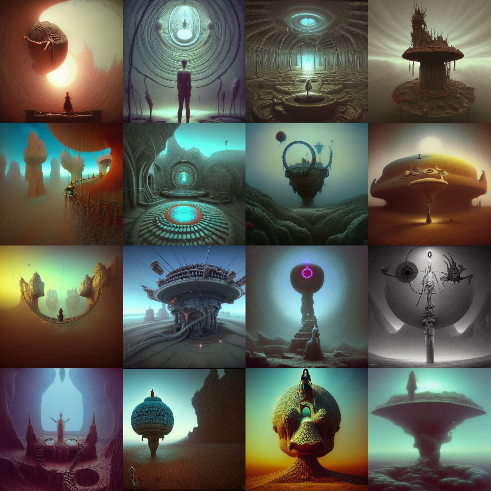 AI Consciousness Loops AI Generated Artwork NightCafe Creator