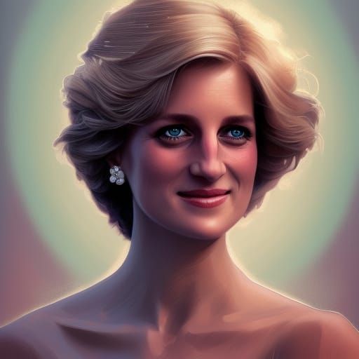 Princess Diana - AI Generated Artwork - NightCafe Creator