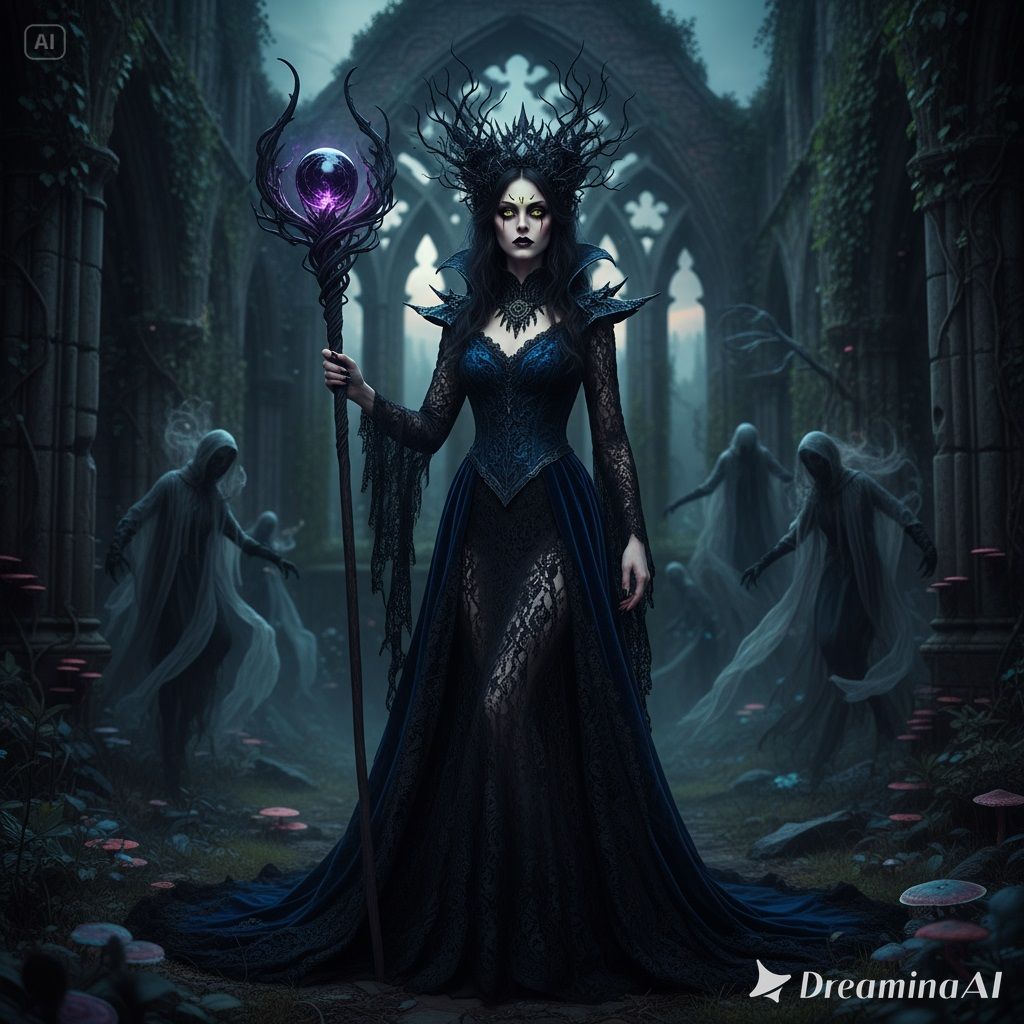 Lady Gothic Awesome With a strange beauty indescribable