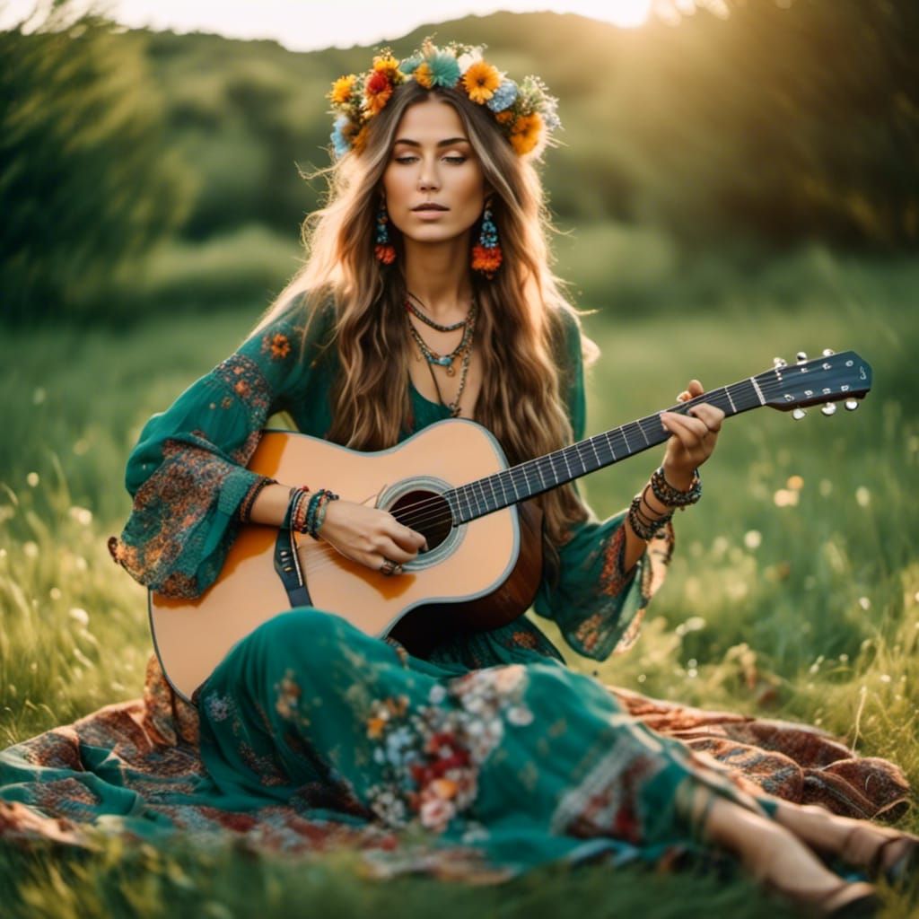 <lora:HippieStyle:1.0>