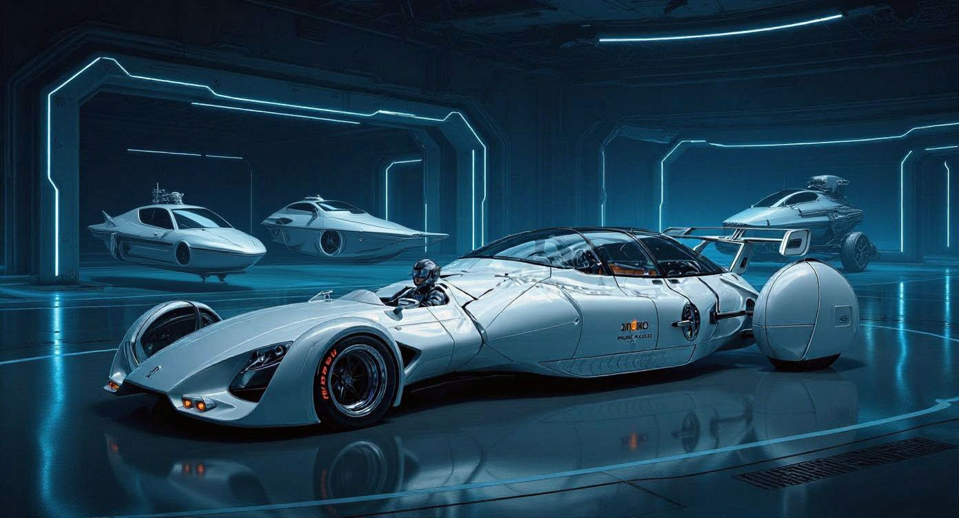 Futuristic Brougham Town Car