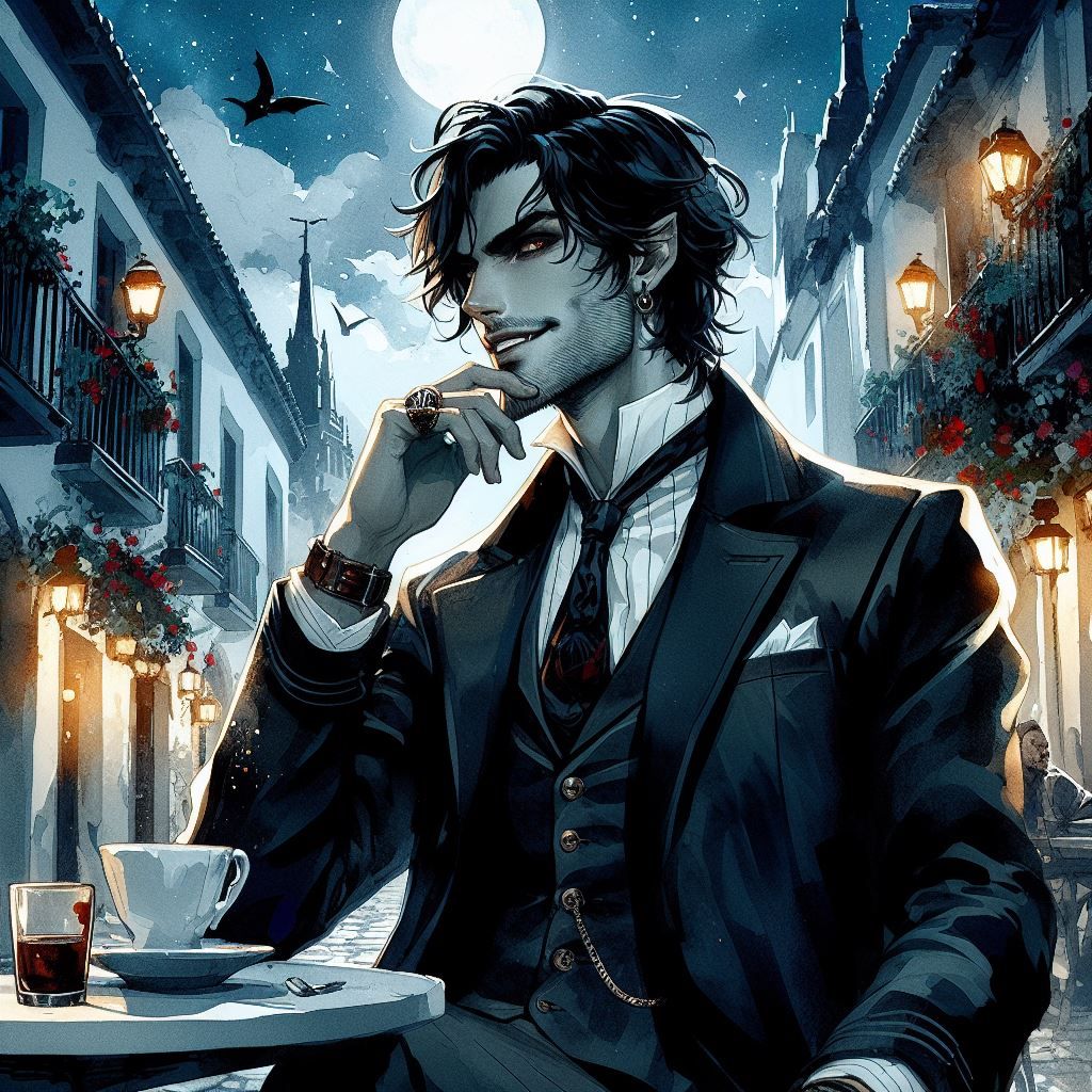 Vampire Attorney Taking a Break (a.k.a. Coffee and Blood Alf...