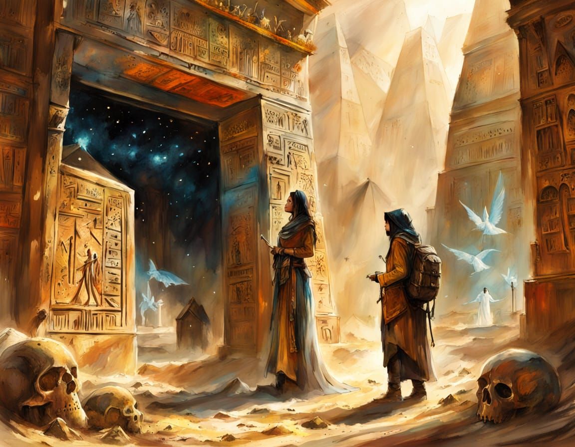 Archaeologists uncovering an ancient lost city   by @Kalpine