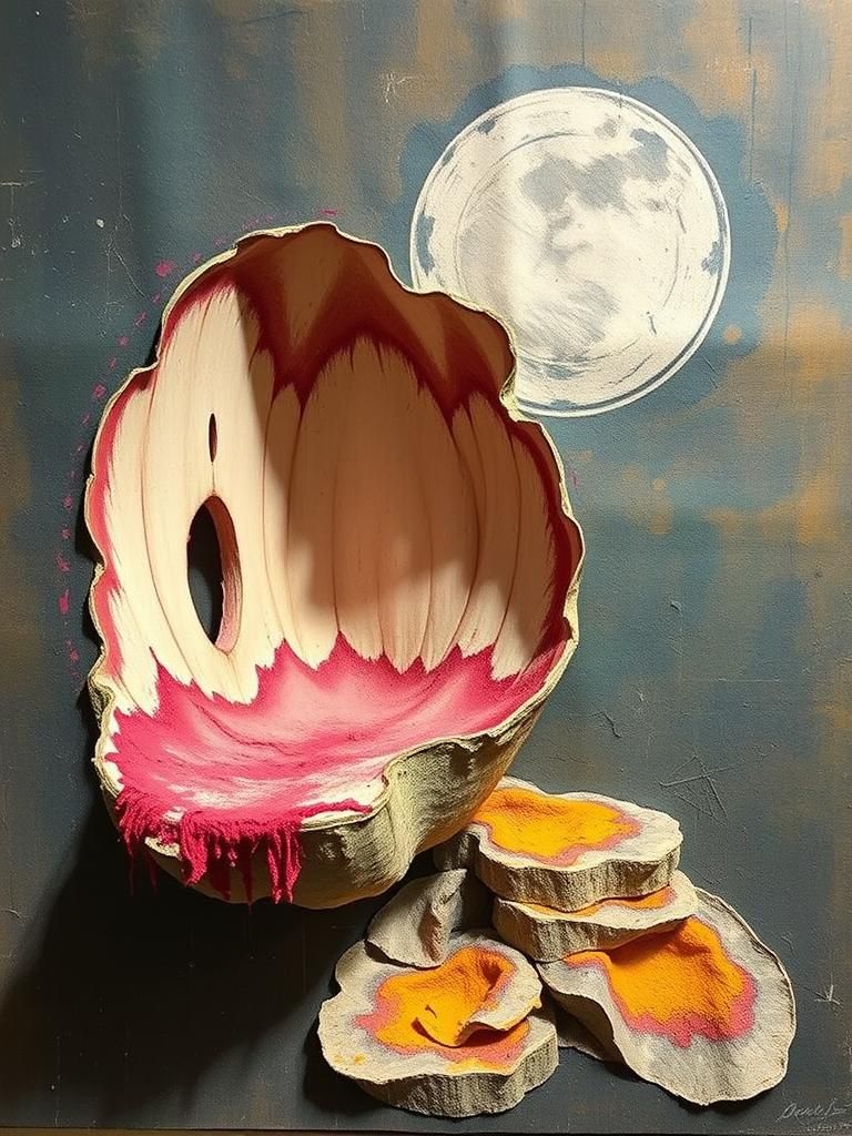 Mixed Media Sculpture in Dada Surrealist Style