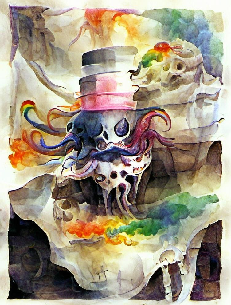 Top hat Skeleton