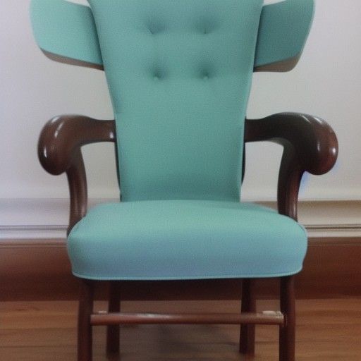 green armchair