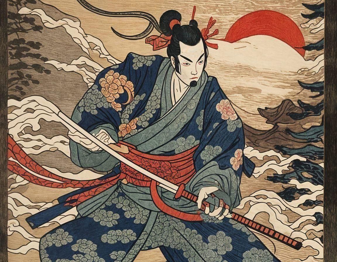 Samurai Ukiyo-e Style