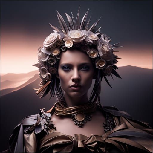 Queen of Roses - AI Generated Artwork - NightCafe Creator