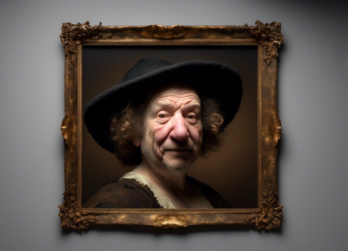 Rembrandt: On the Wall Himself