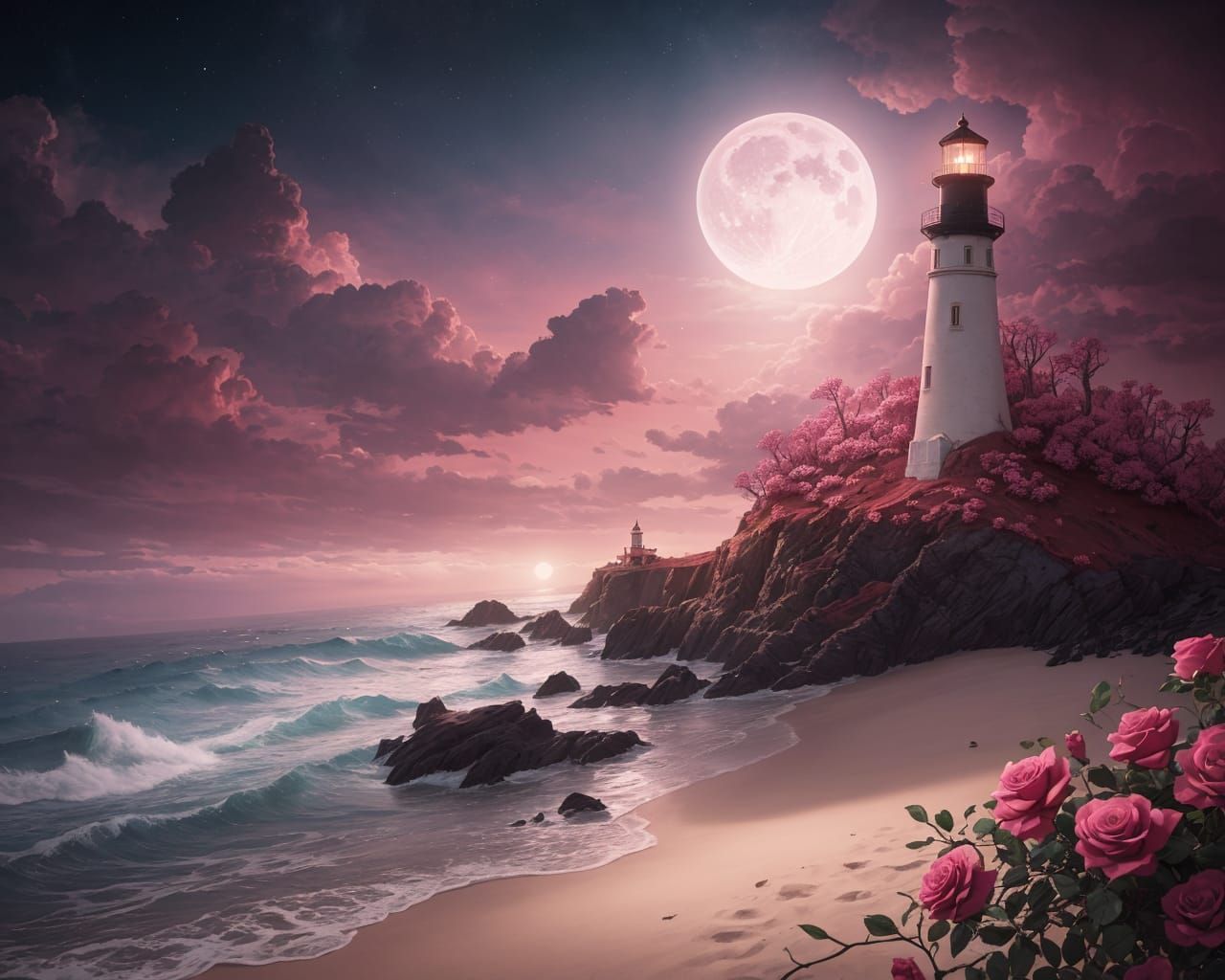 Romantic lighthouse IV