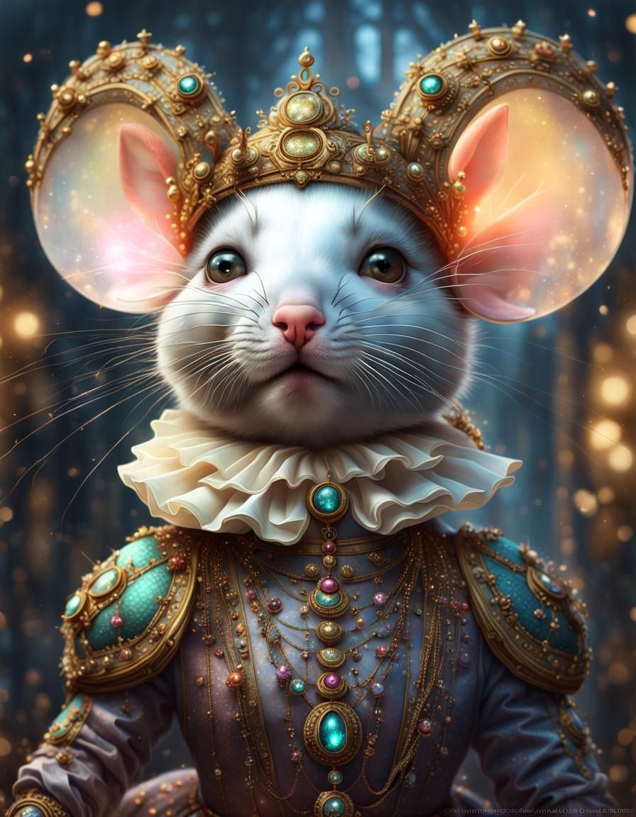 Elizabethian Mice: Duchess Elizamouse Tudor