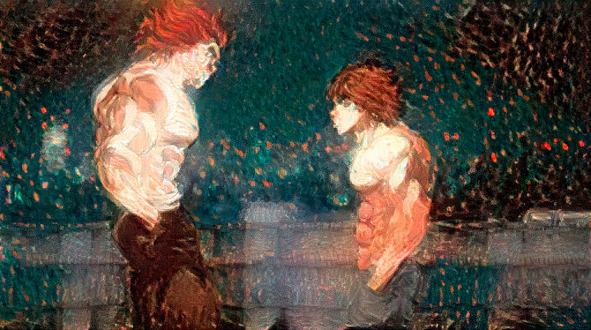 Baki, and Yujiro 