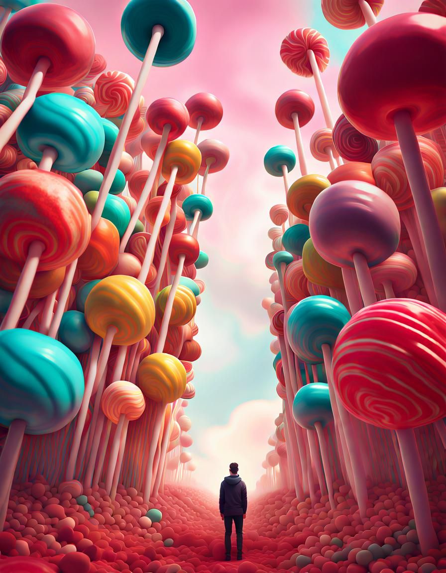 Lollipop forest   by @David Myers