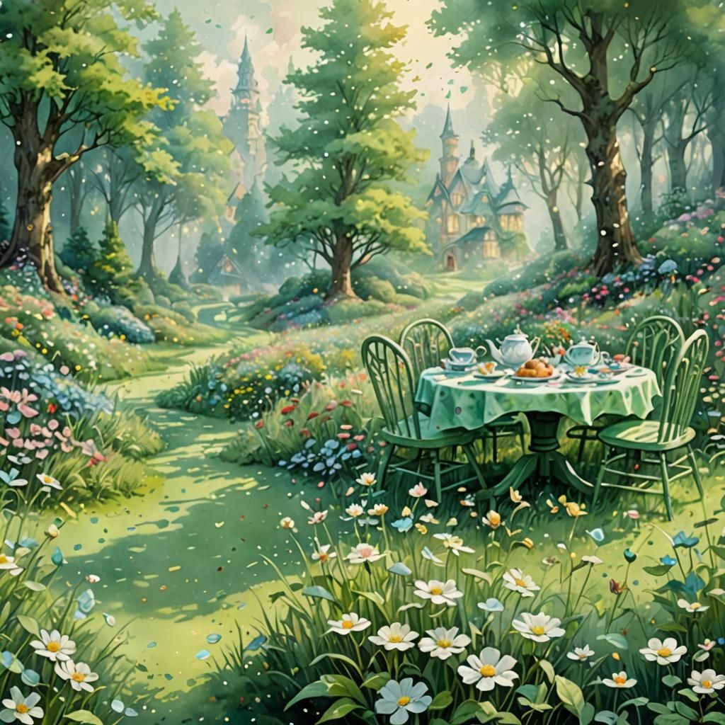 enchanting meadow tea
