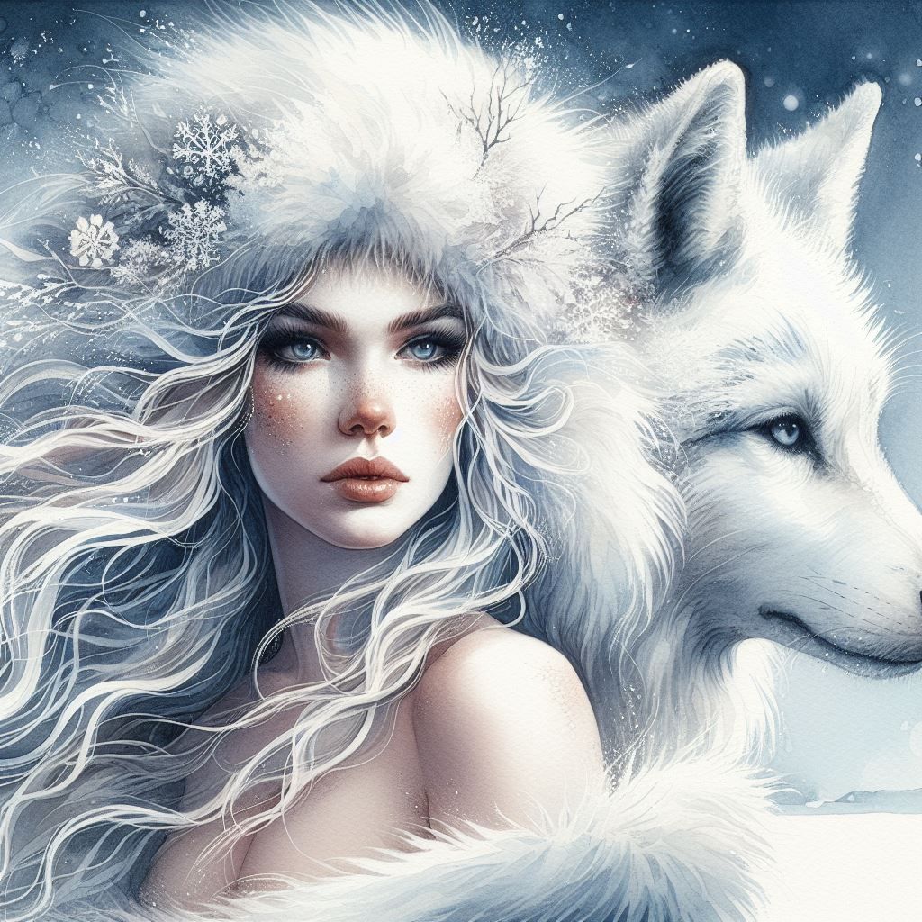 Winter Goddess Lupine