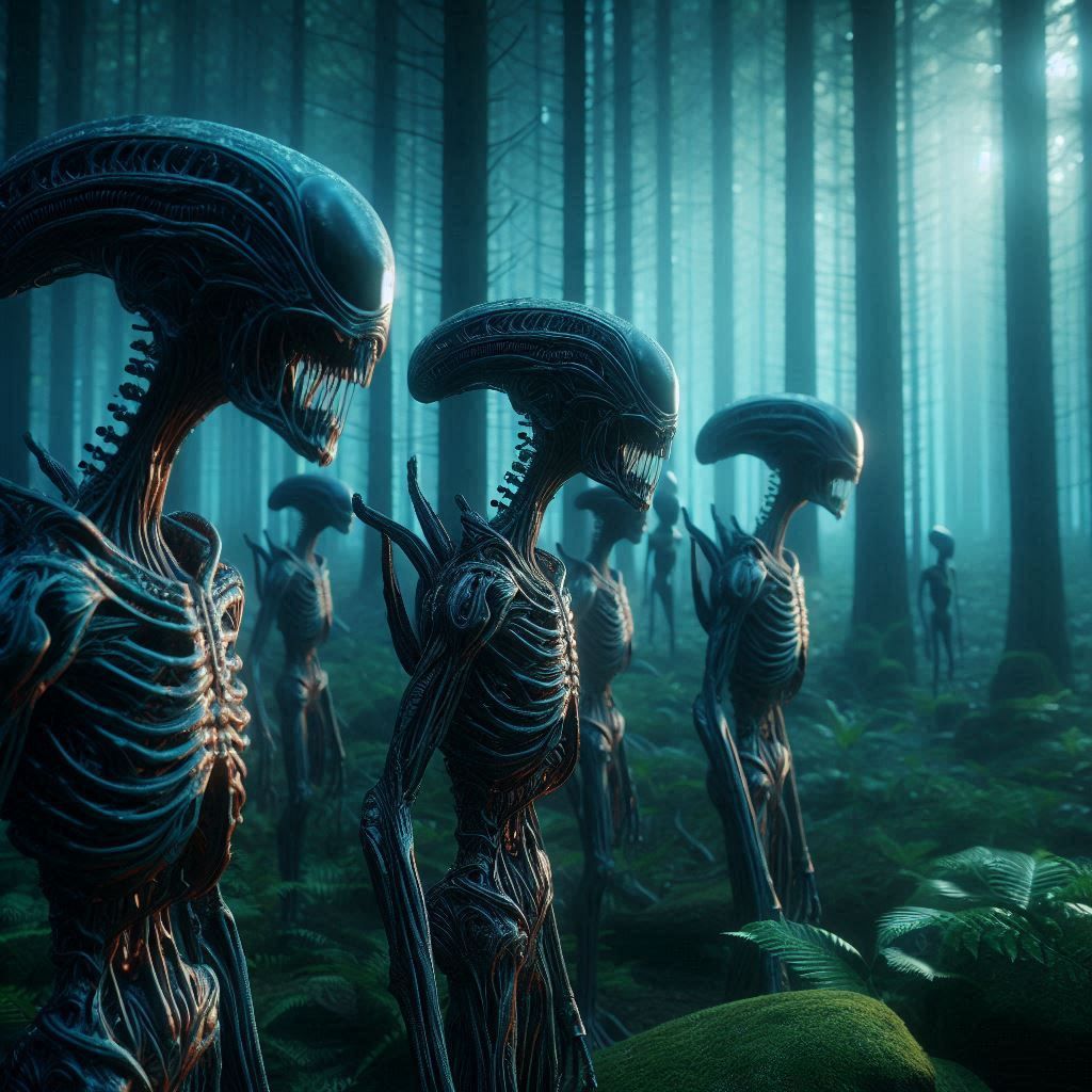 Aliens in the Woods