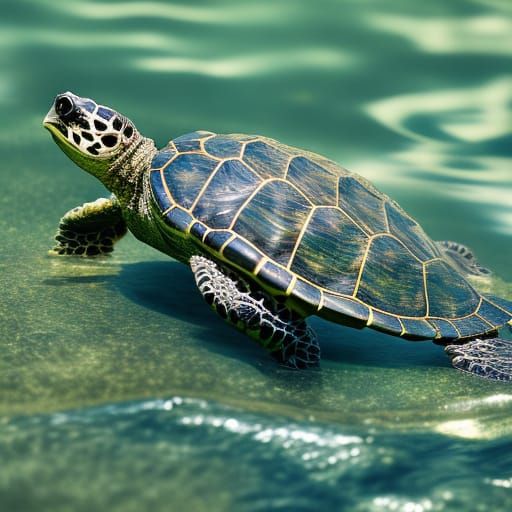 Aquatic turtle