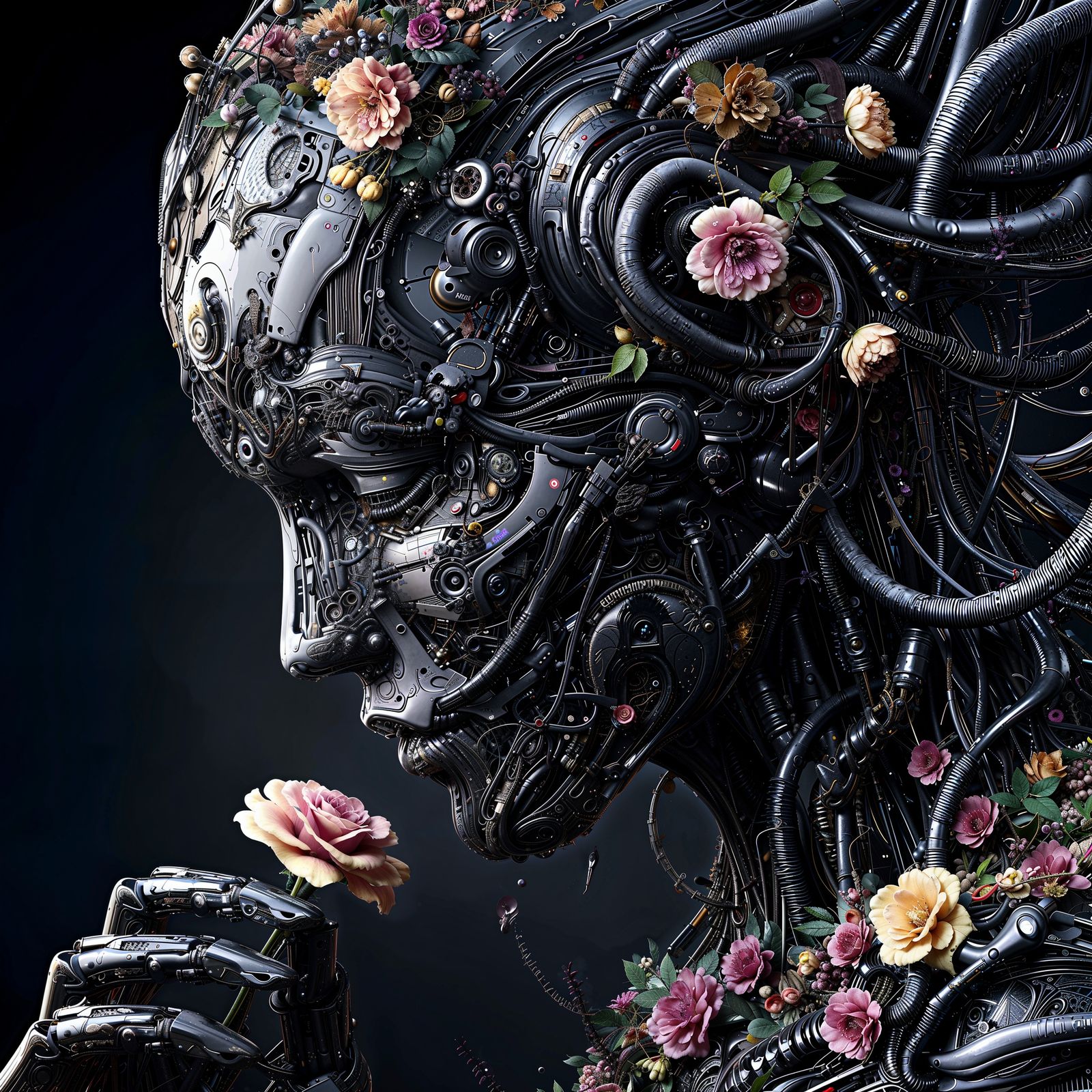 Natural Synthetic Beauty   by @AddictedtoAI