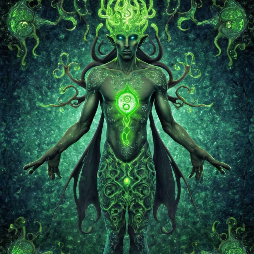 Green djinn - AI Generated Artwork - NightCafe Creator