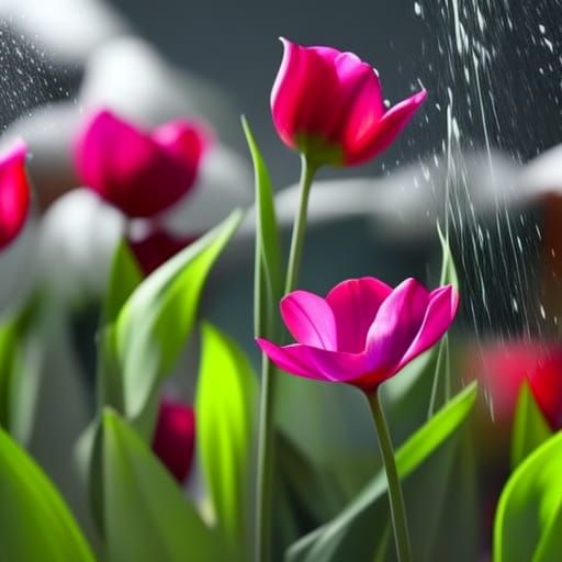 Real Beautiful Tulip - AI Generated Artwork - NightCafe Creator