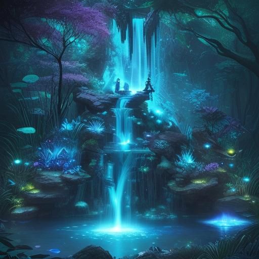 STUNNINGLY BEAUTIFUL Bioluminescence FAIRY-TALE, FINELY DETAILED ...