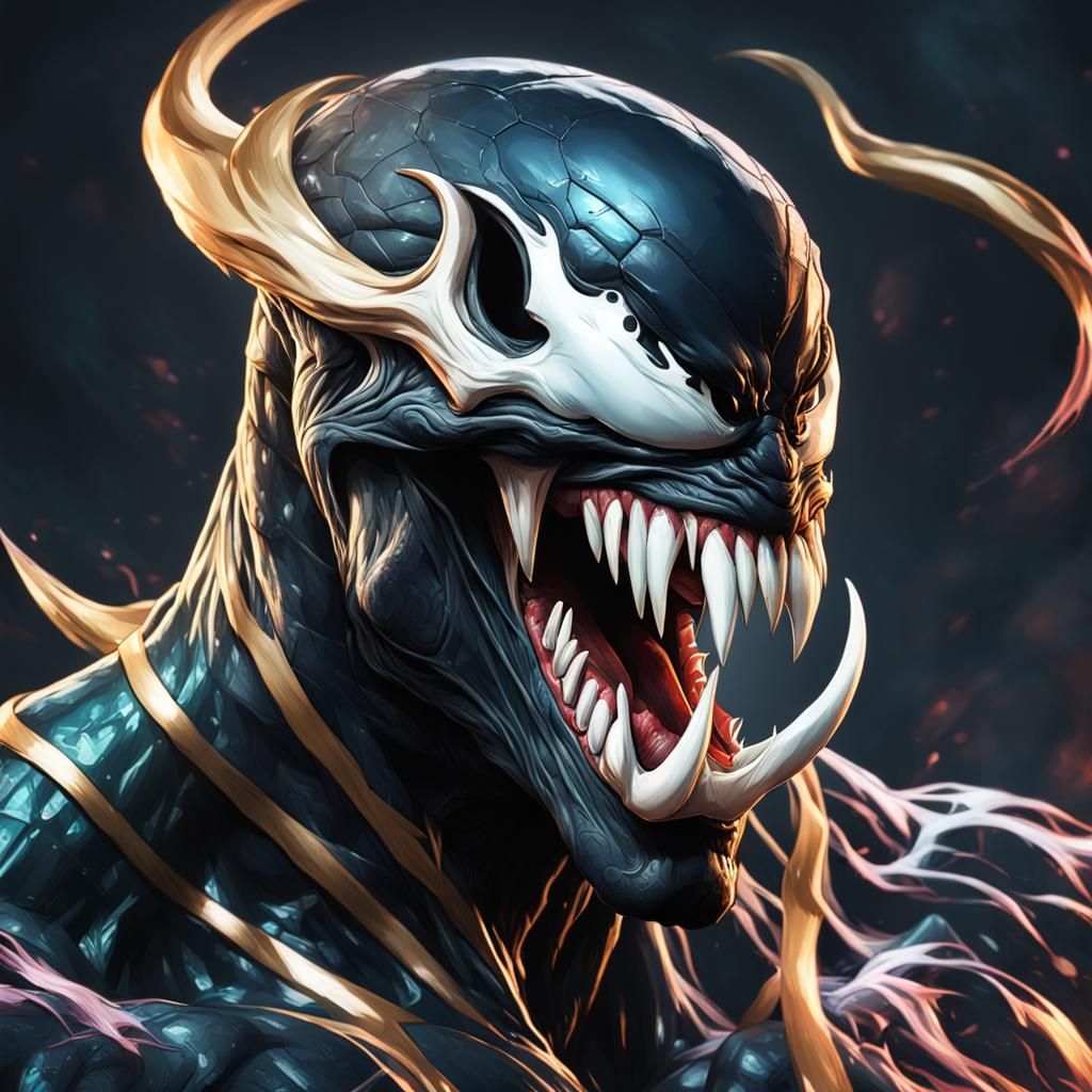 Venom Ghost - AI Generated Artwork - NightCafe Creator