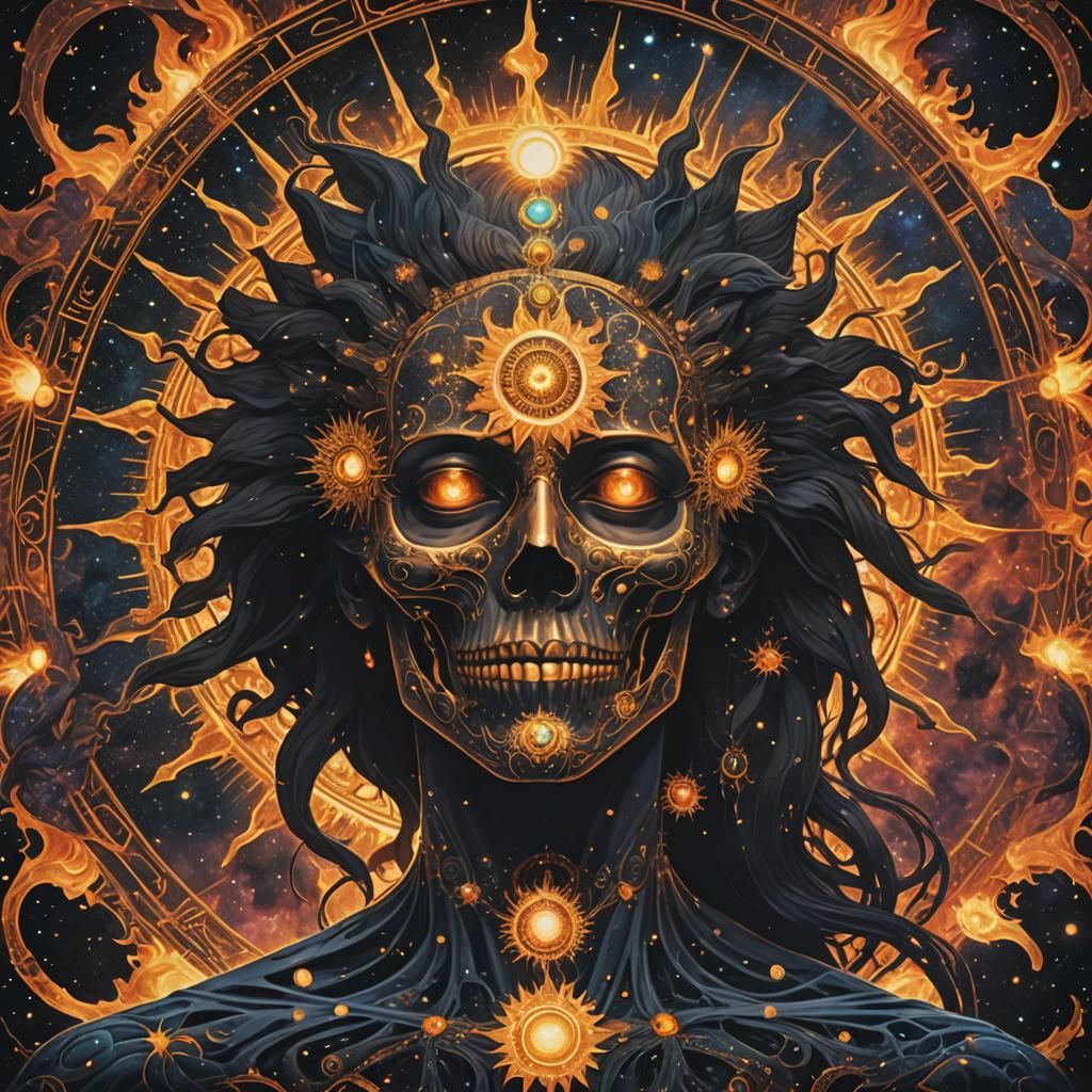 Be the cosmic breath of death - AI Generated Artwork - NightCafe Creator