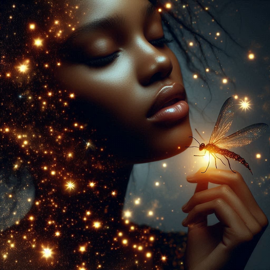 The girl and the fireflies