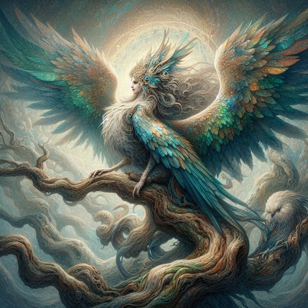 Slavic mythological Sirin