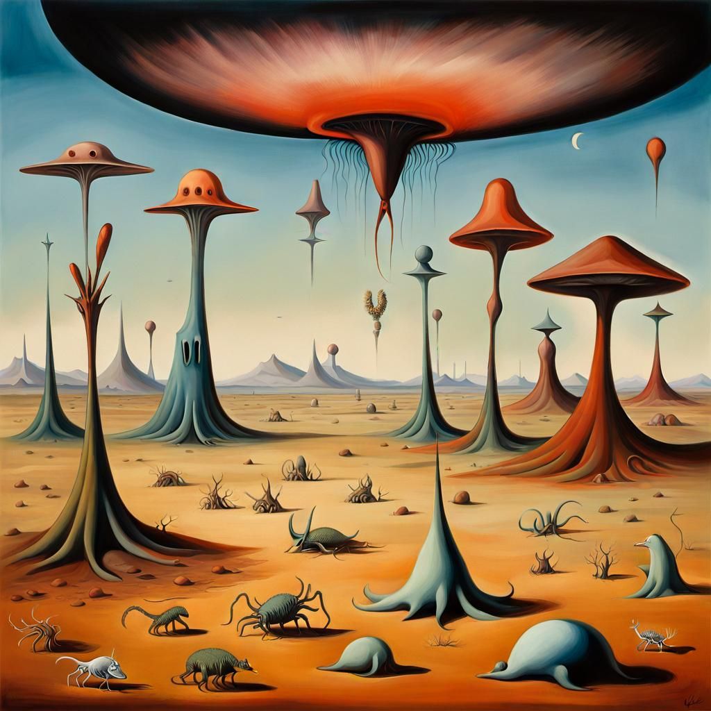 Fantastic landscape AI Generated Artwork NightCafe Creator