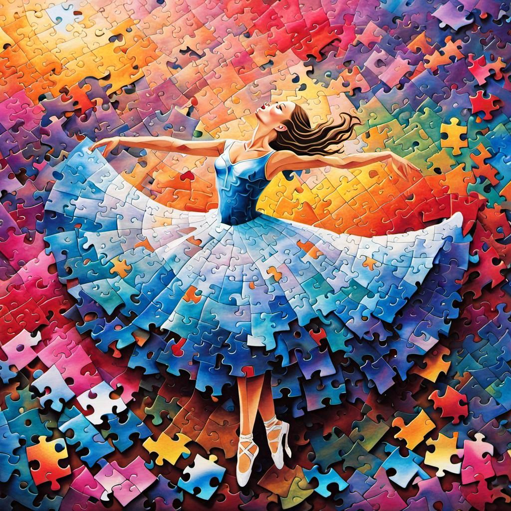 Ballerina Puzzle   by @Fee 