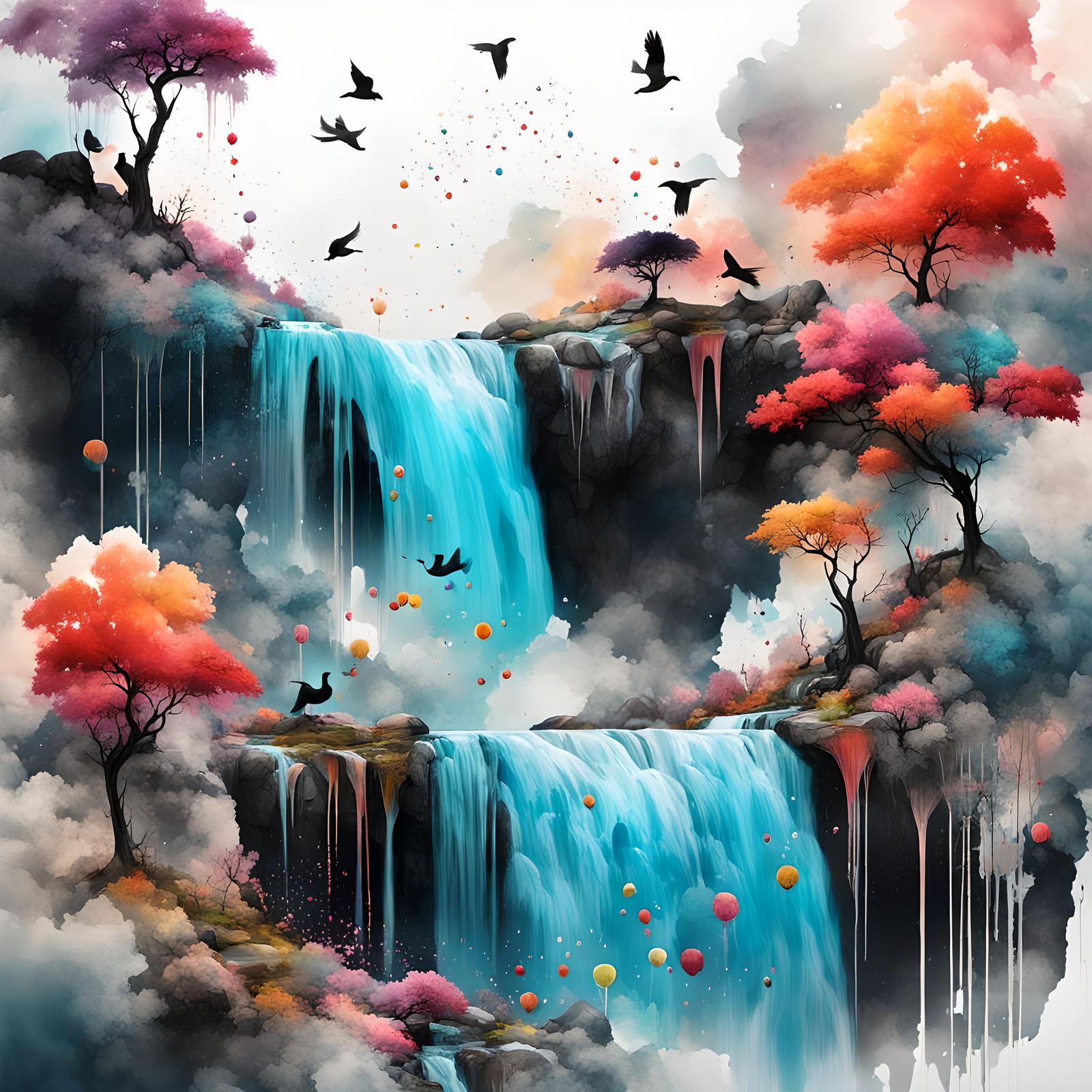 Silent Melodies of Water  by @Valkyrja