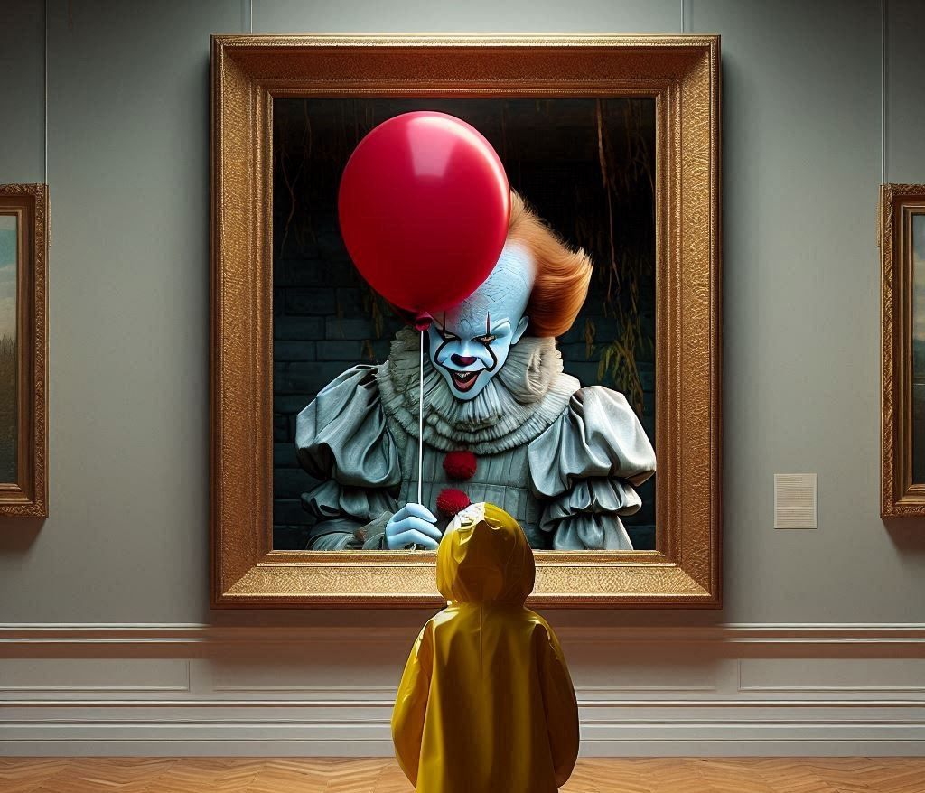 Painting of Pennywise