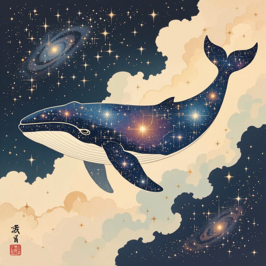 A whale's voyage   by @xtough 