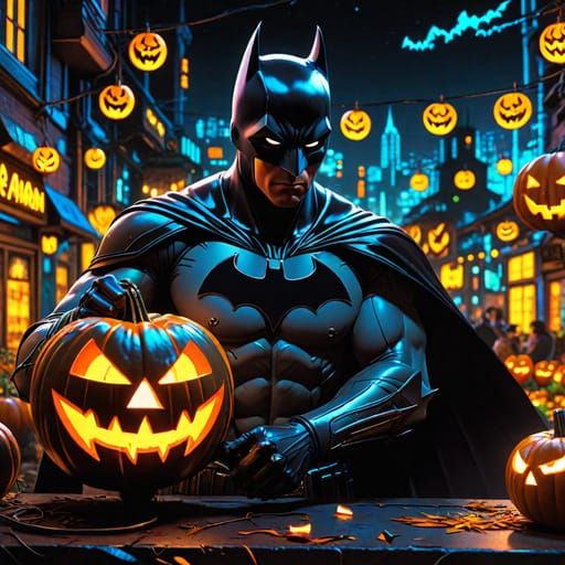 Carving Pumpkins in Gotham