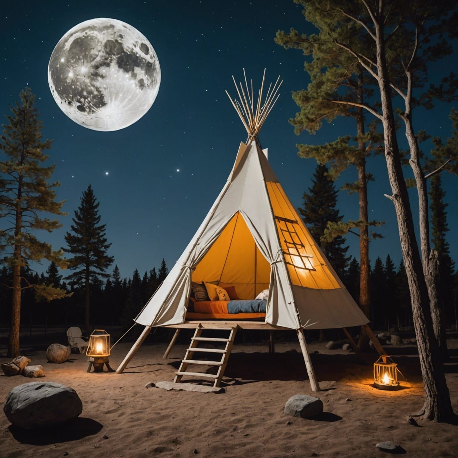 Teepee camping 2025
