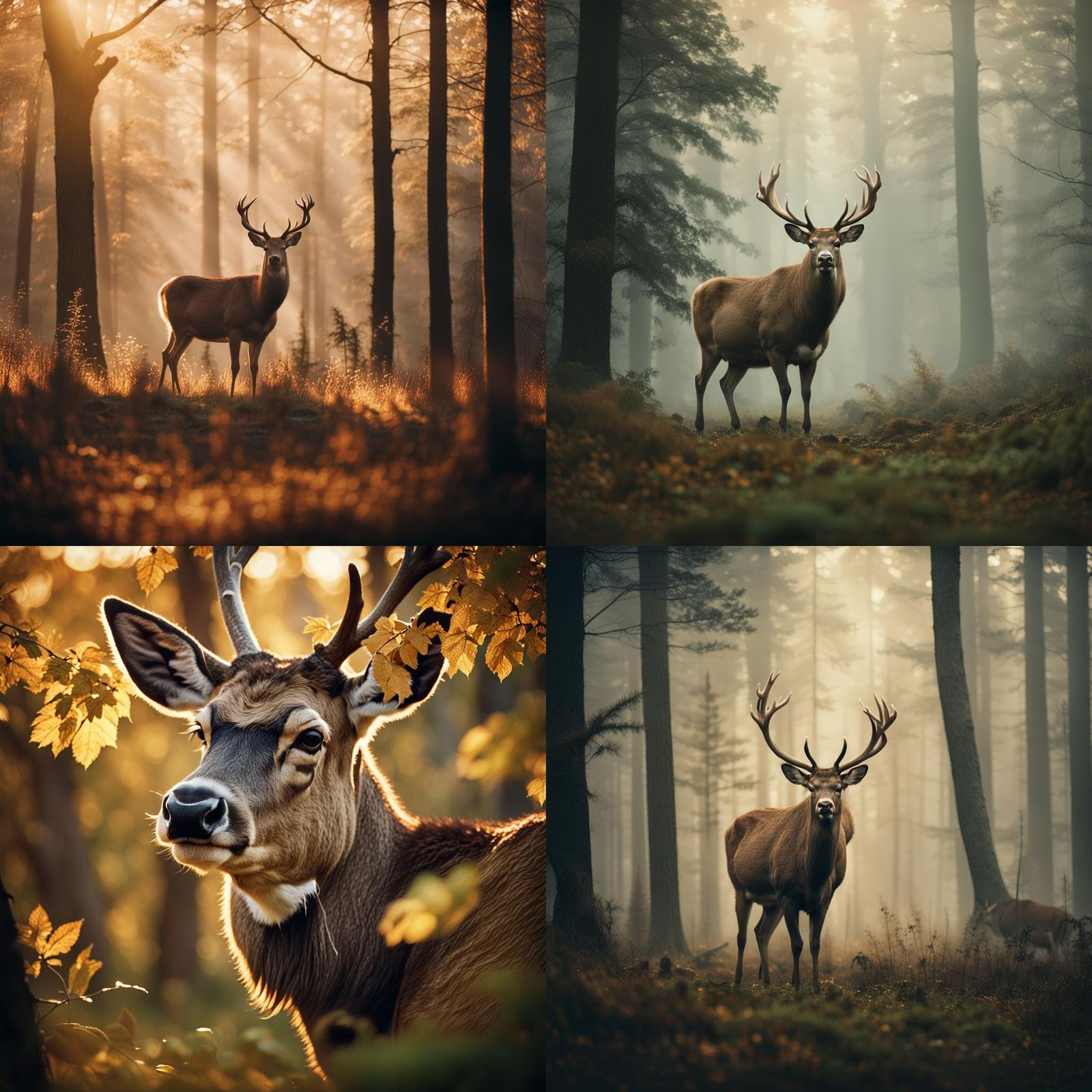 A fat deer that looks like a cow... Cinematic film still, sh...