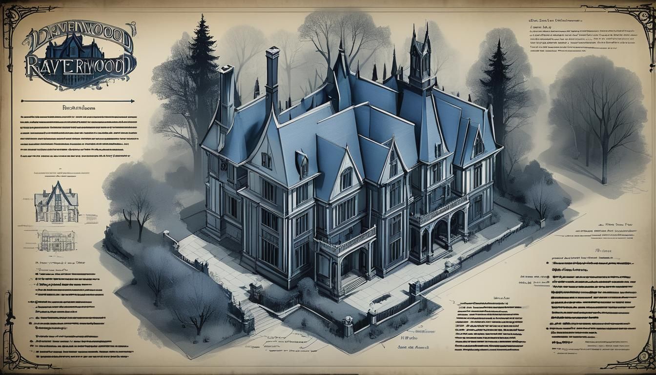 A Blueprint of the D and D
Ravenwood Manor: A gothic mansion...